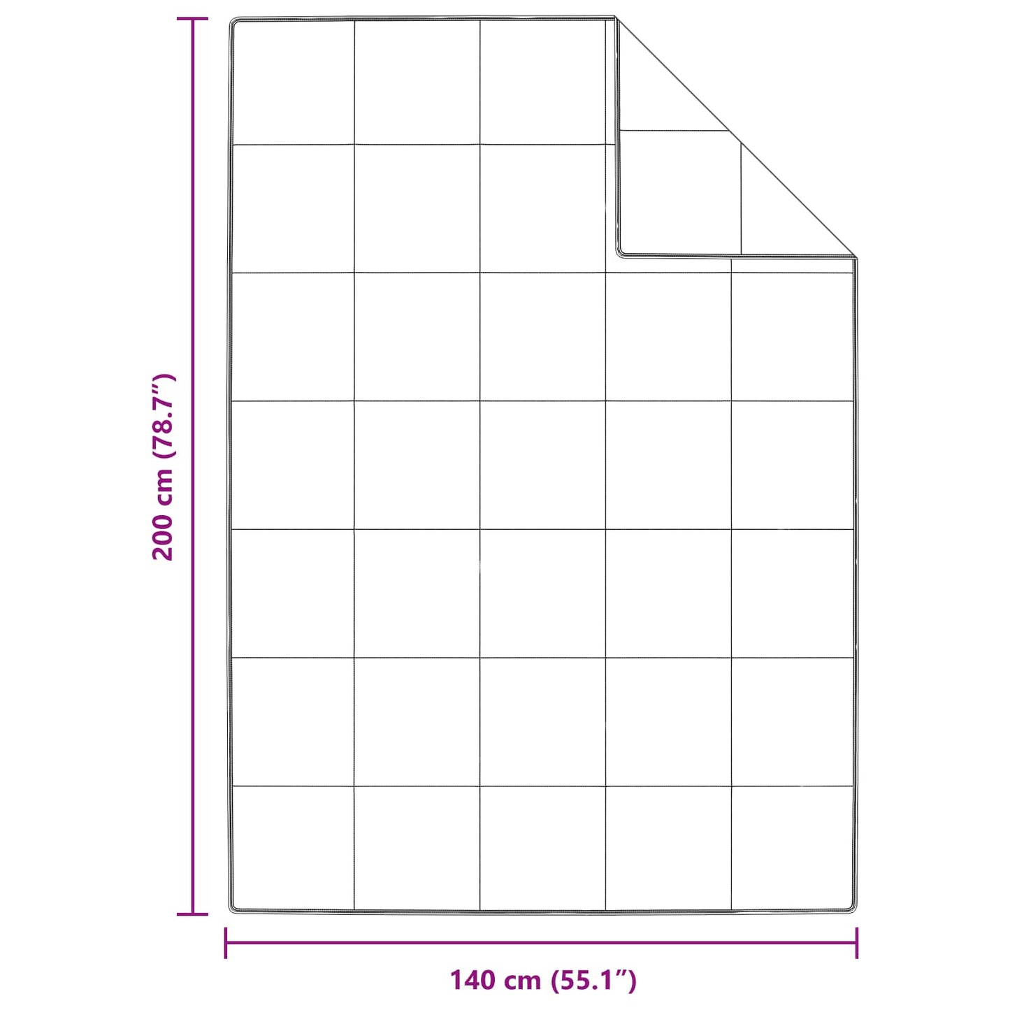 Vasaros antklodė su pagalve 2 pcs Balta Plunksna