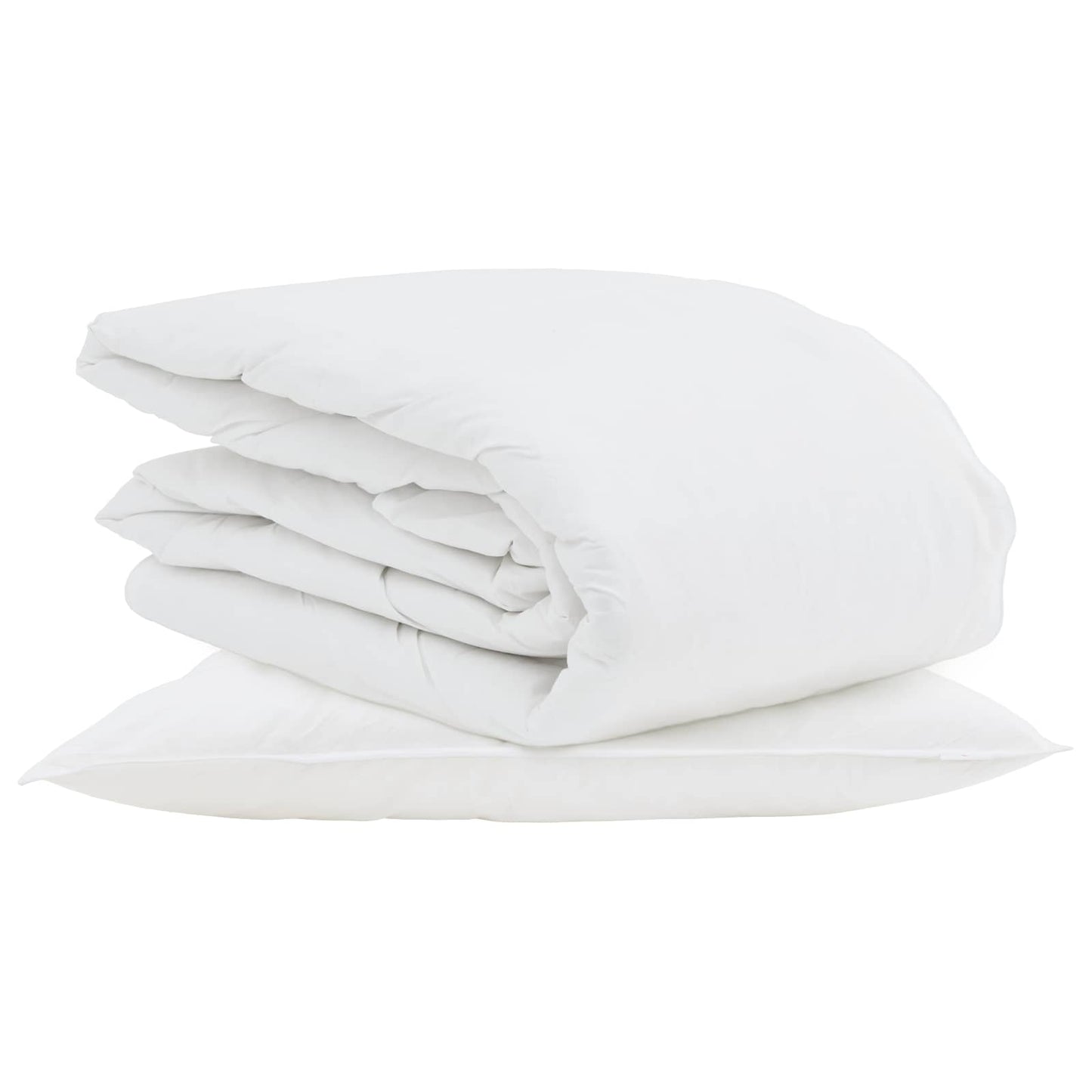 Vasaros antklodė su pagalve 2 pcs Balta Plunksna