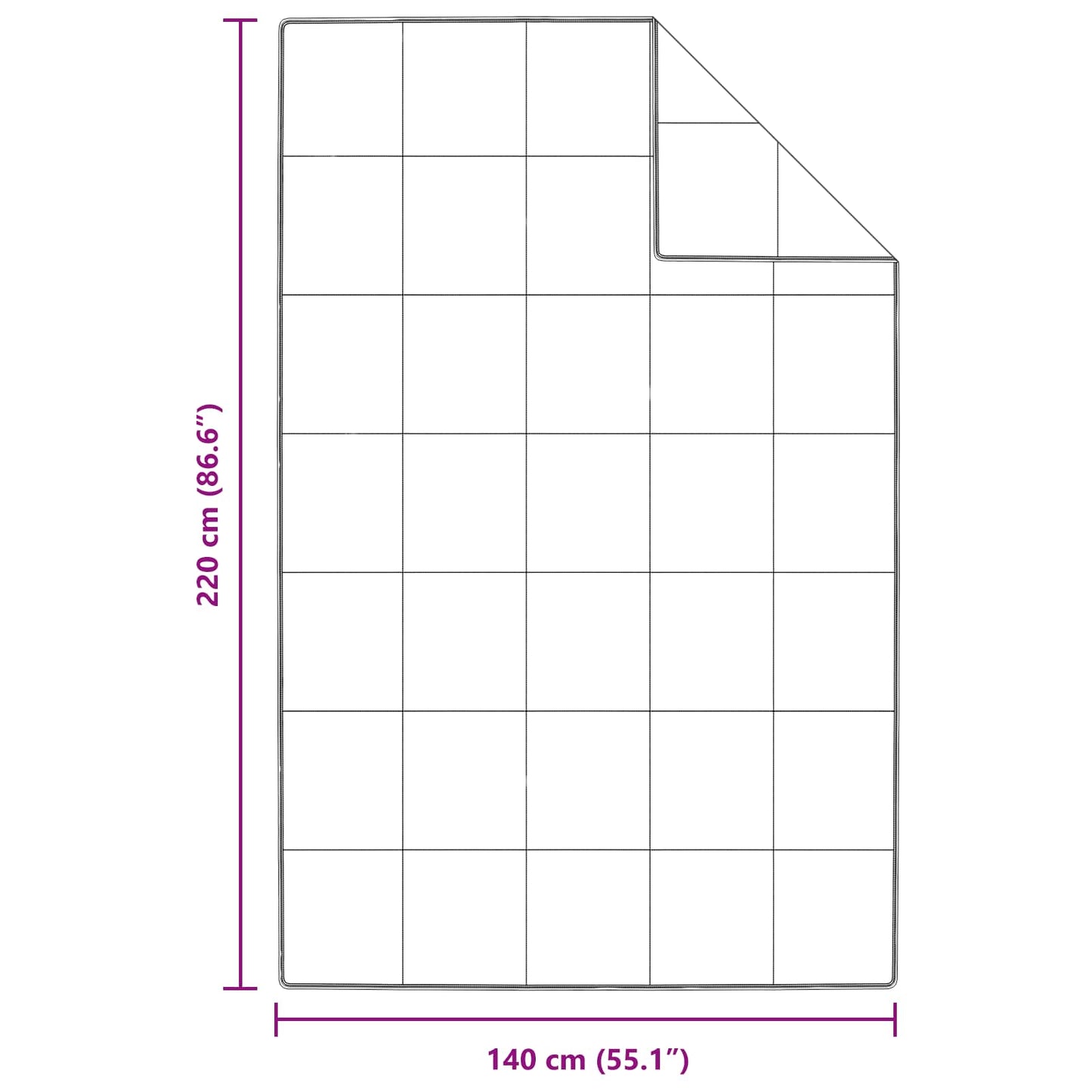 Vasaros antklodė su pagalve 2 pcs Balta Plunksna