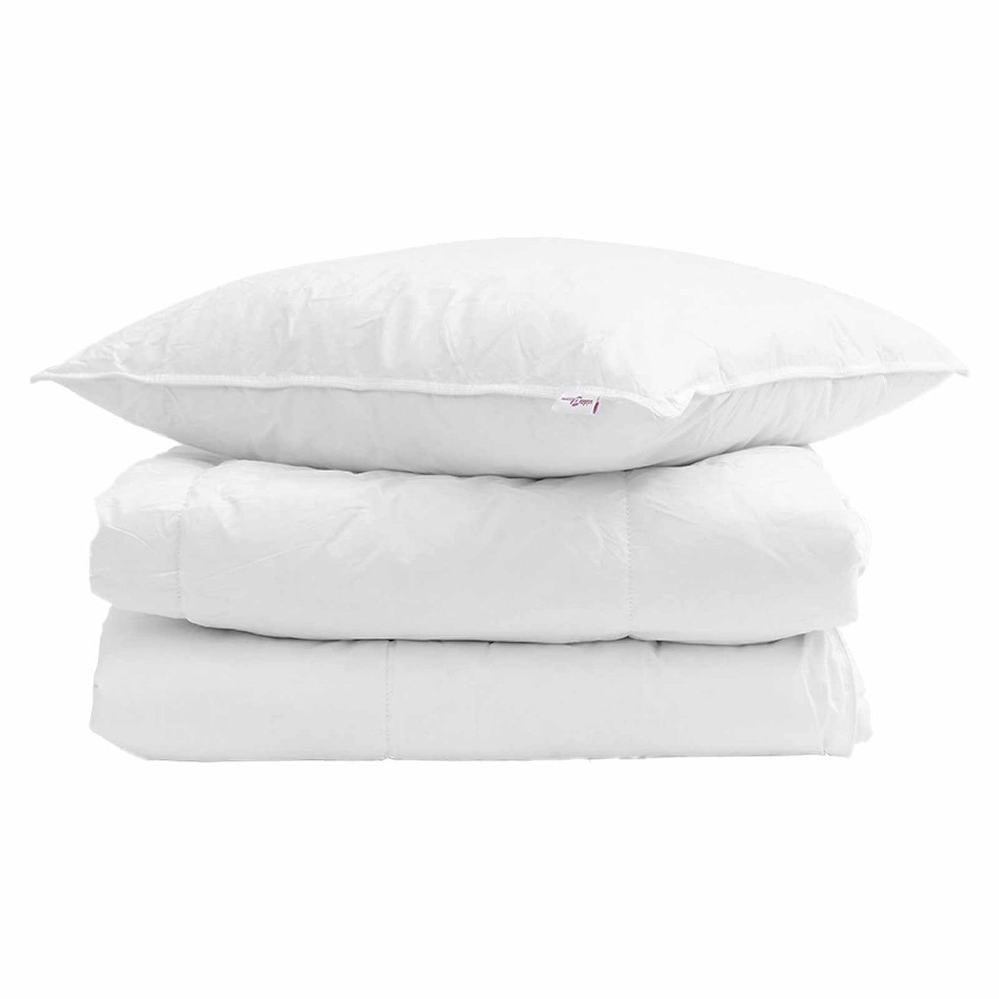 Žiemos antklodė su pagalve 2 pcs Balta Plunksna