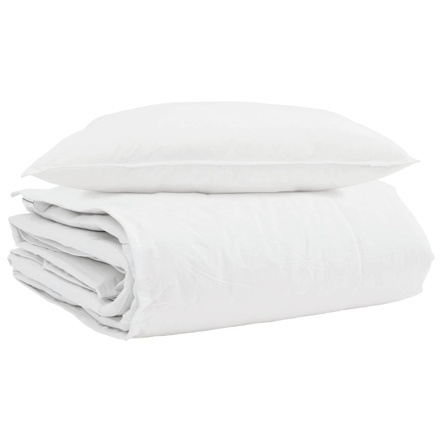 Žiemos antklodė su pagalve 2 pcs Balta Plunksna