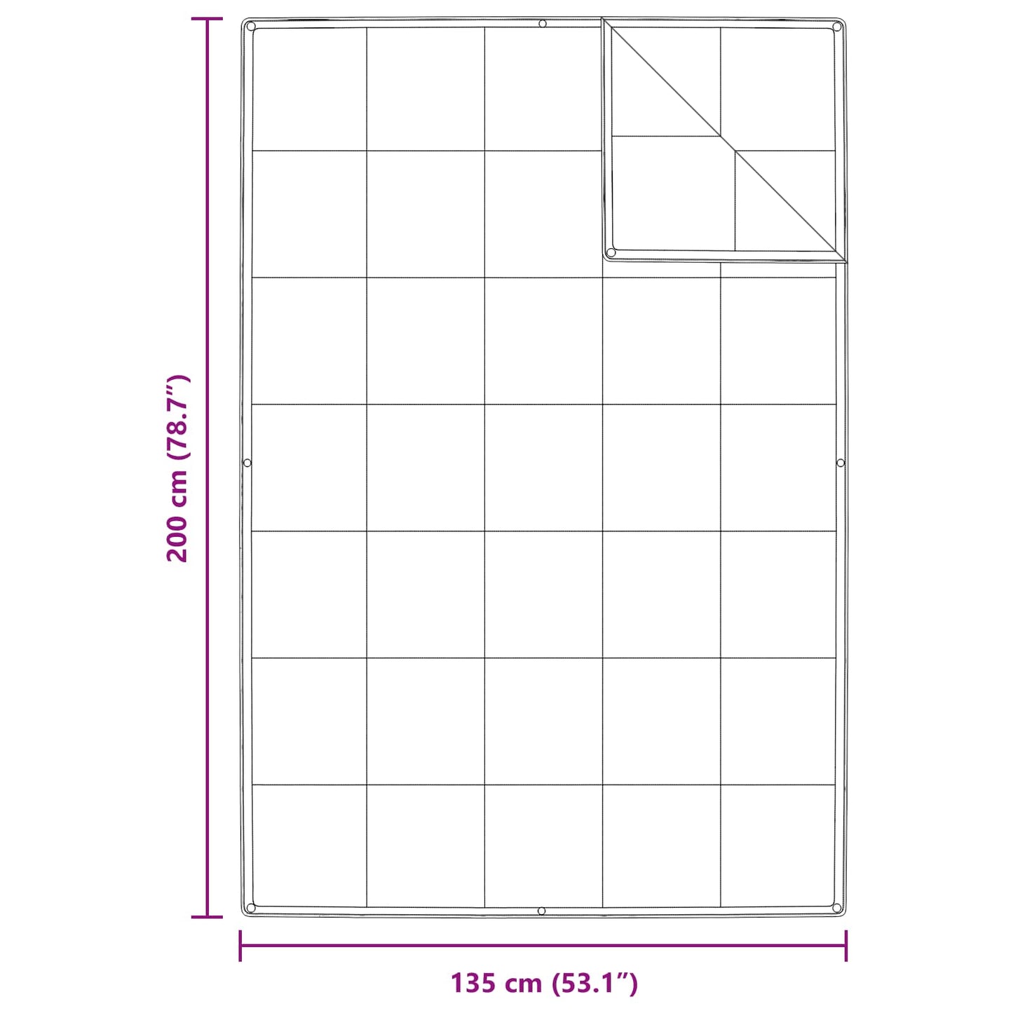2-in-1 Antklodė su pagalve 2 pcs Balta Plunksna