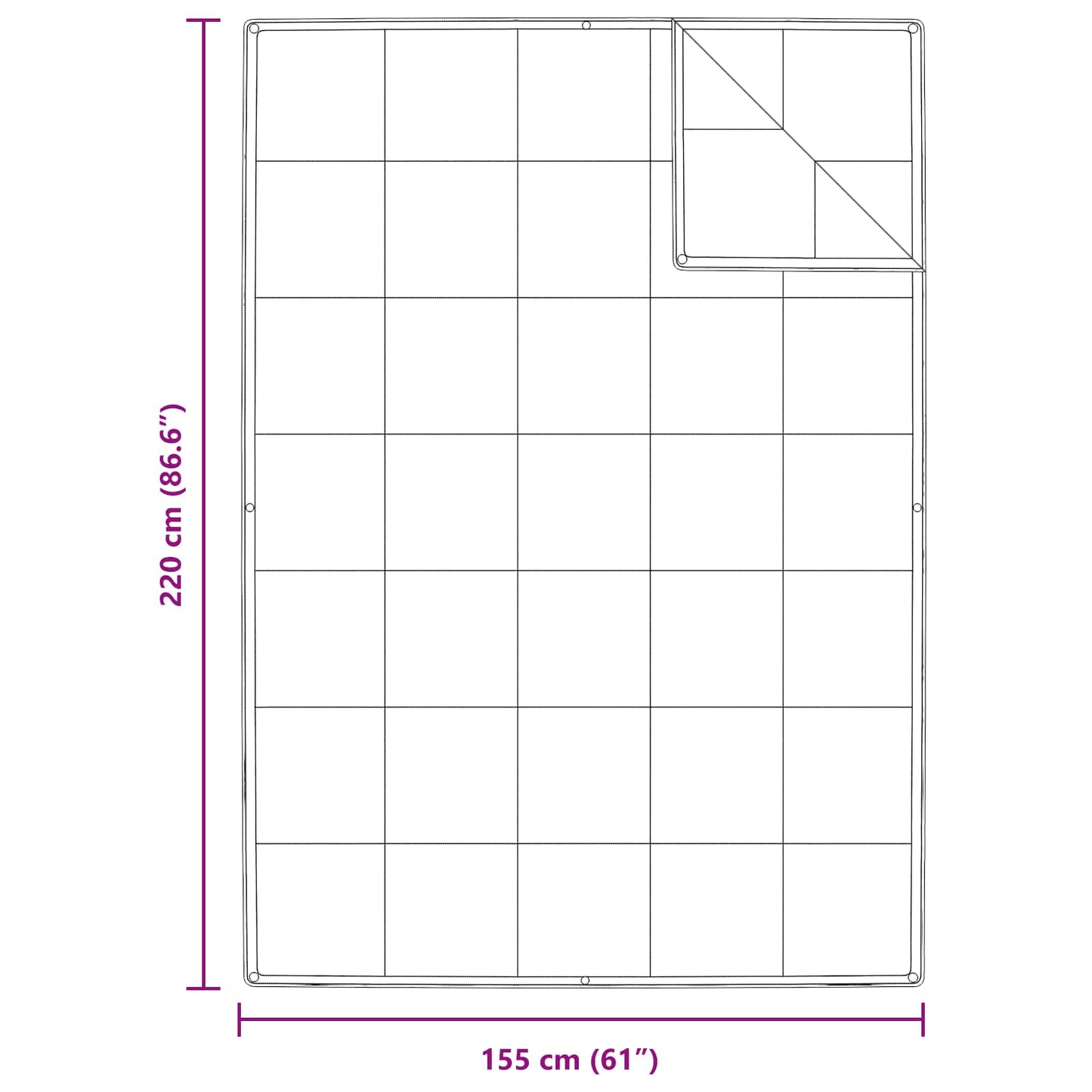 2-in-1 Antklodė su pagalve 2 pcs Balta Plunksna
