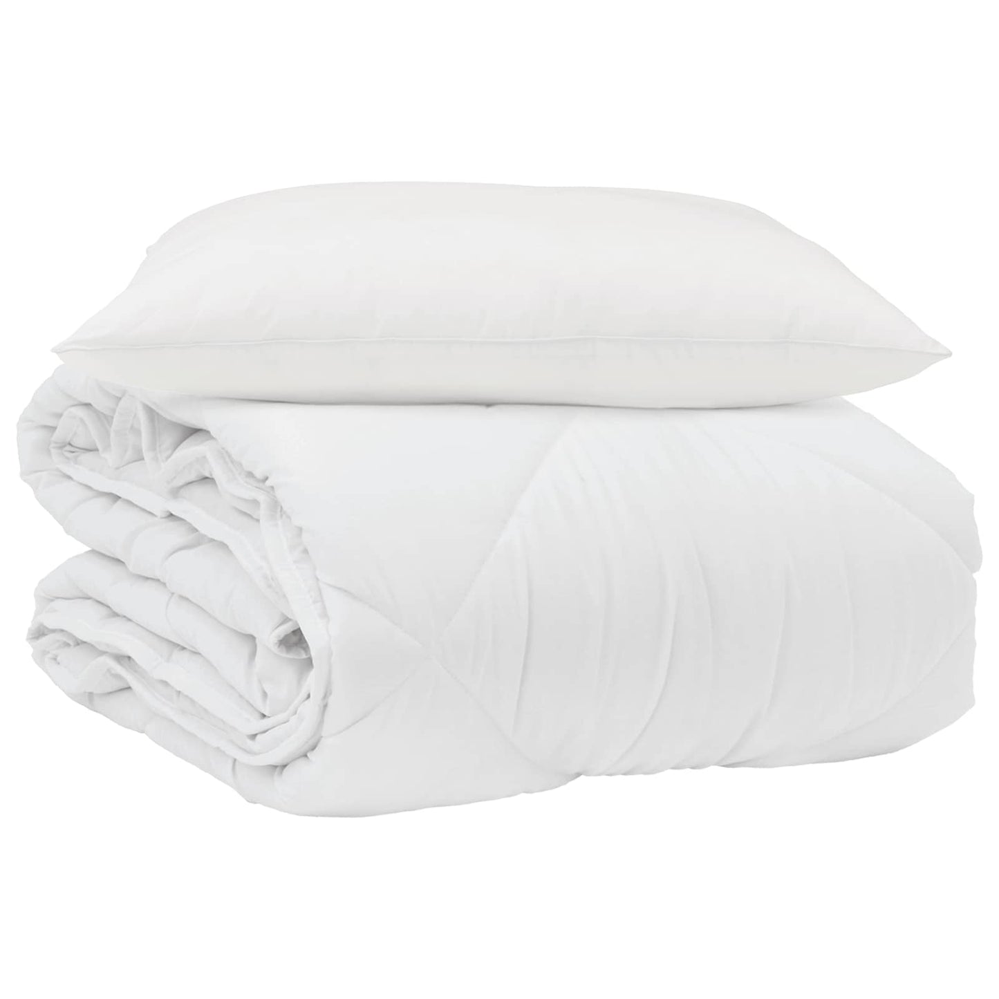 Vasaros antklodė su pagalve 2 pcs Balta Mikropluoštas
