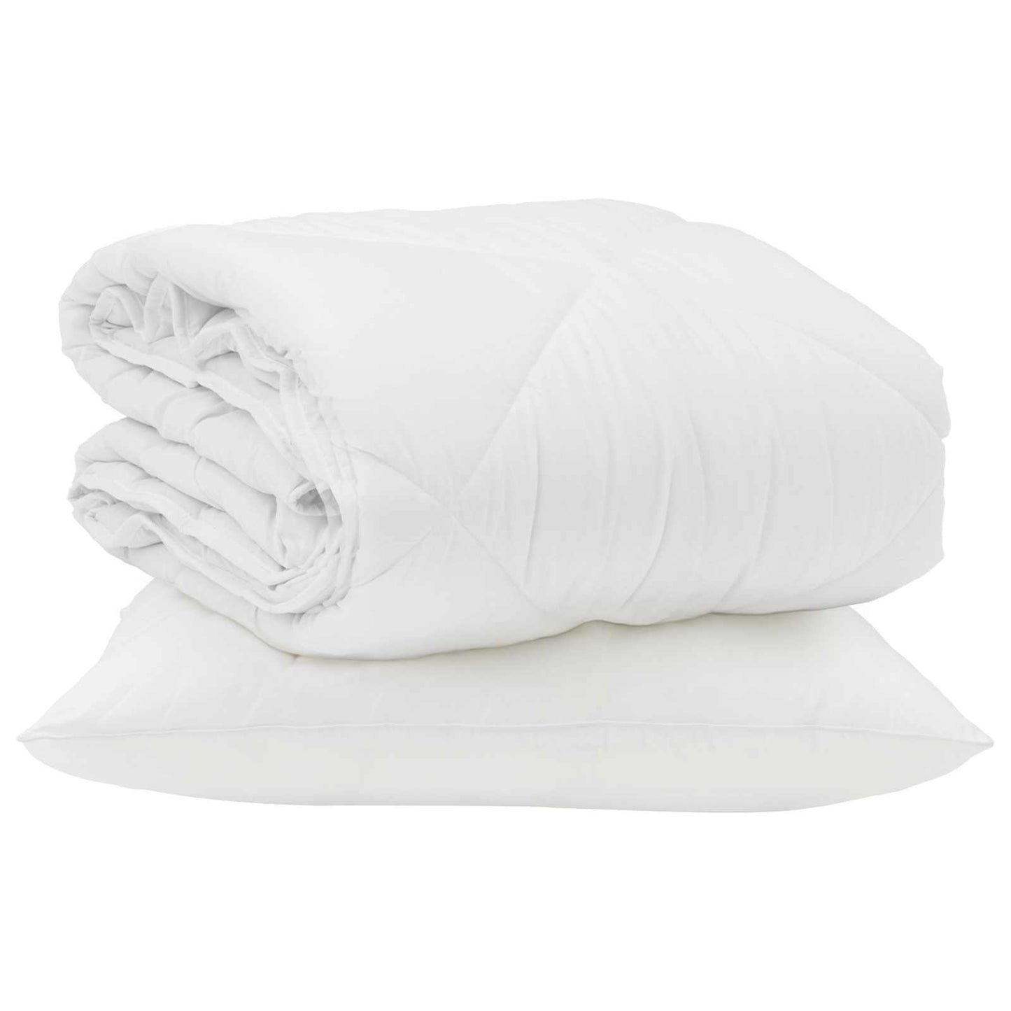 Vasaros antklodė su pagalve 2 pcs Balta Mikropluoštas