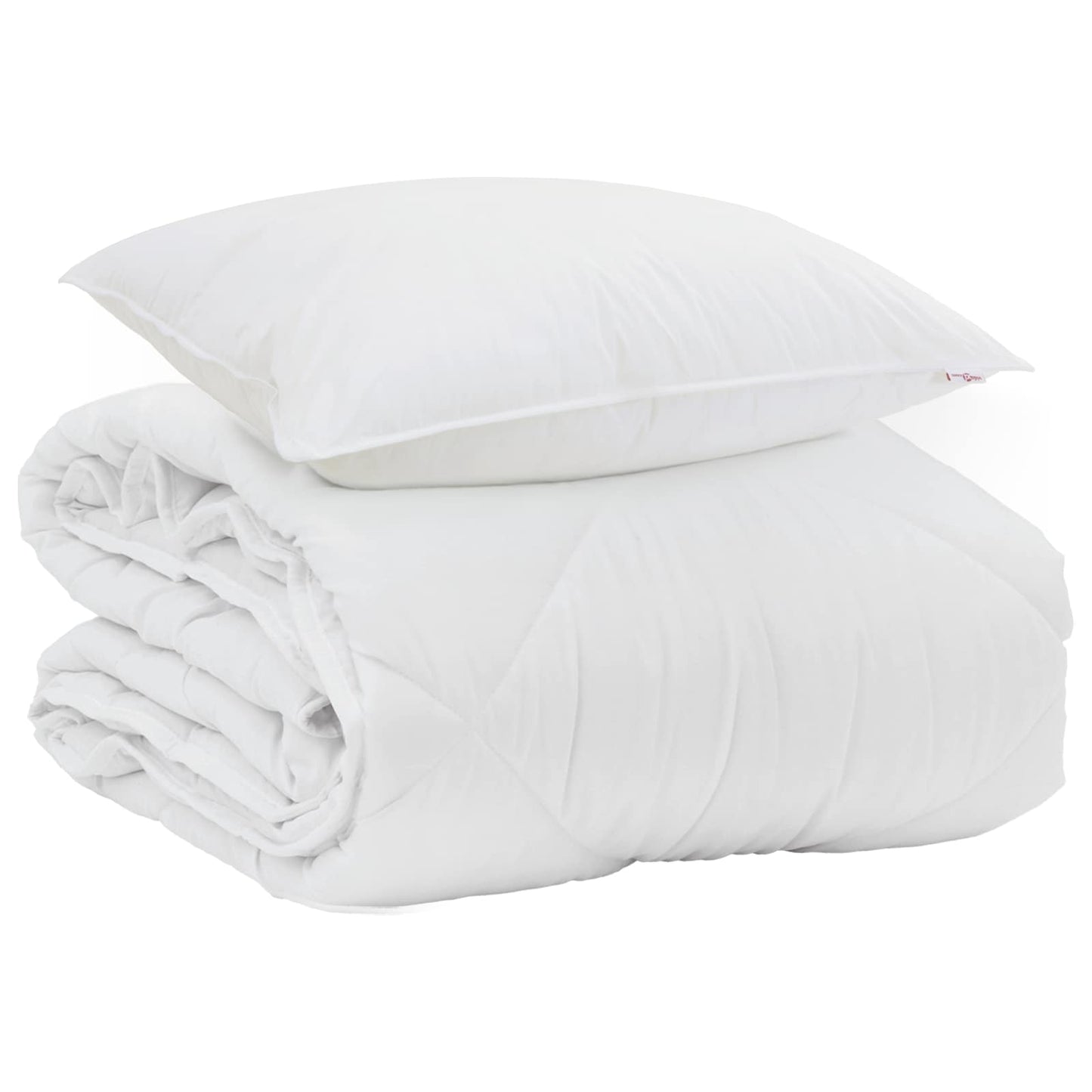 Vasaros antklodė su pagalve 2 pcs Balta Mikropluoštas