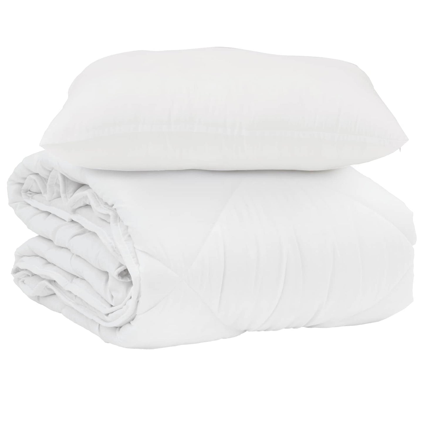 Vasaros antklodė su pagalve 2 pcs Balta Mikropluoštas