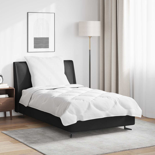 Antklodė su pagalve 2 pcs Balta 155 x 220 cm Mikropluoštas