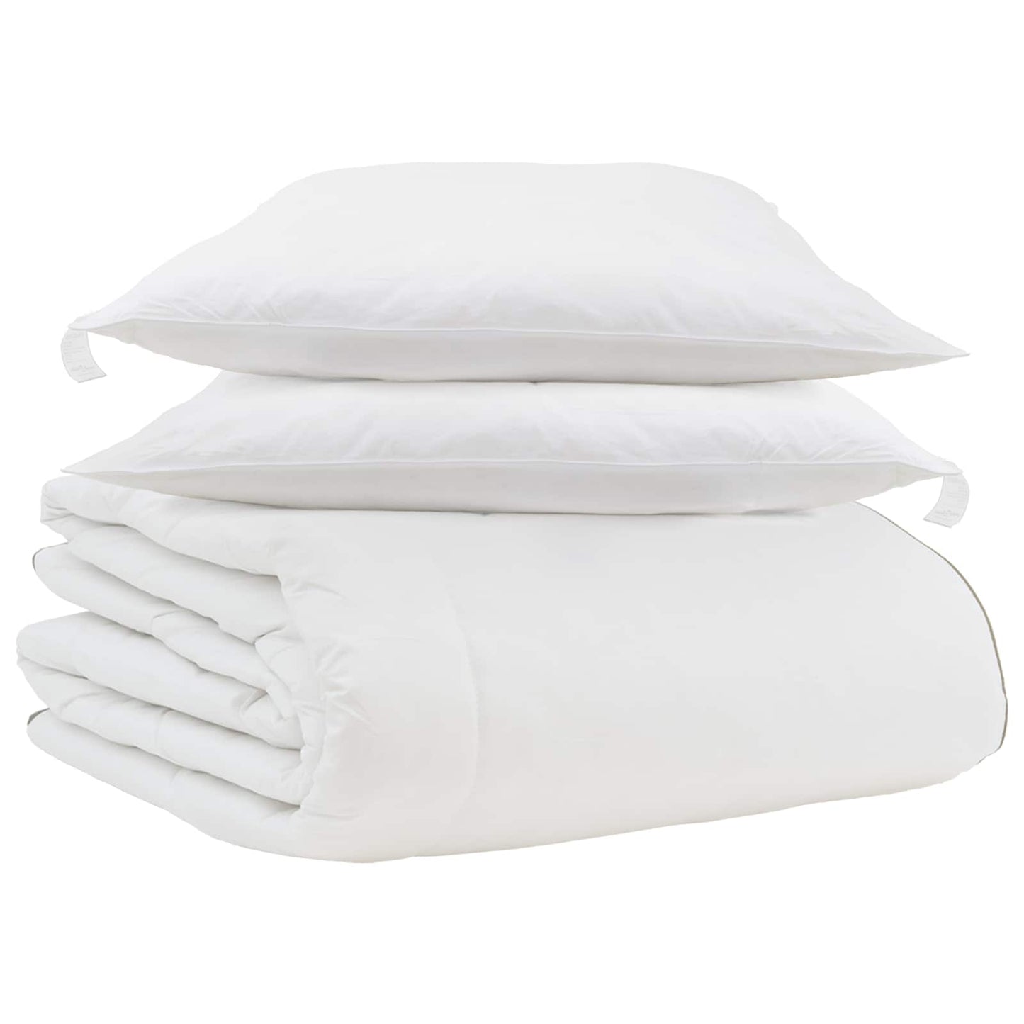 Žiemos antklodė su pagalve 3 pcs Balta Plunksna