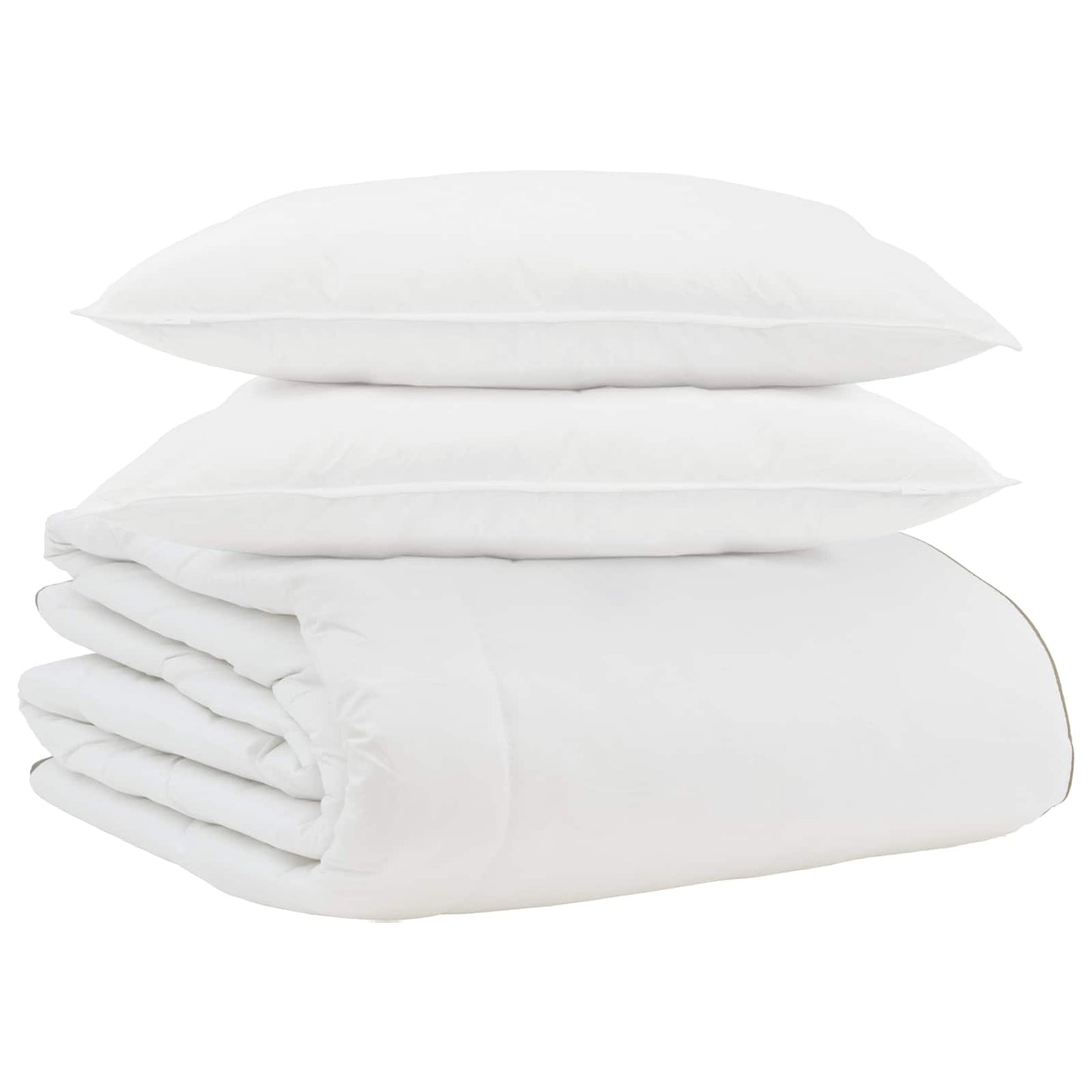 Žiemos antklodė su pagalve 3 pcs Balta Plunksna