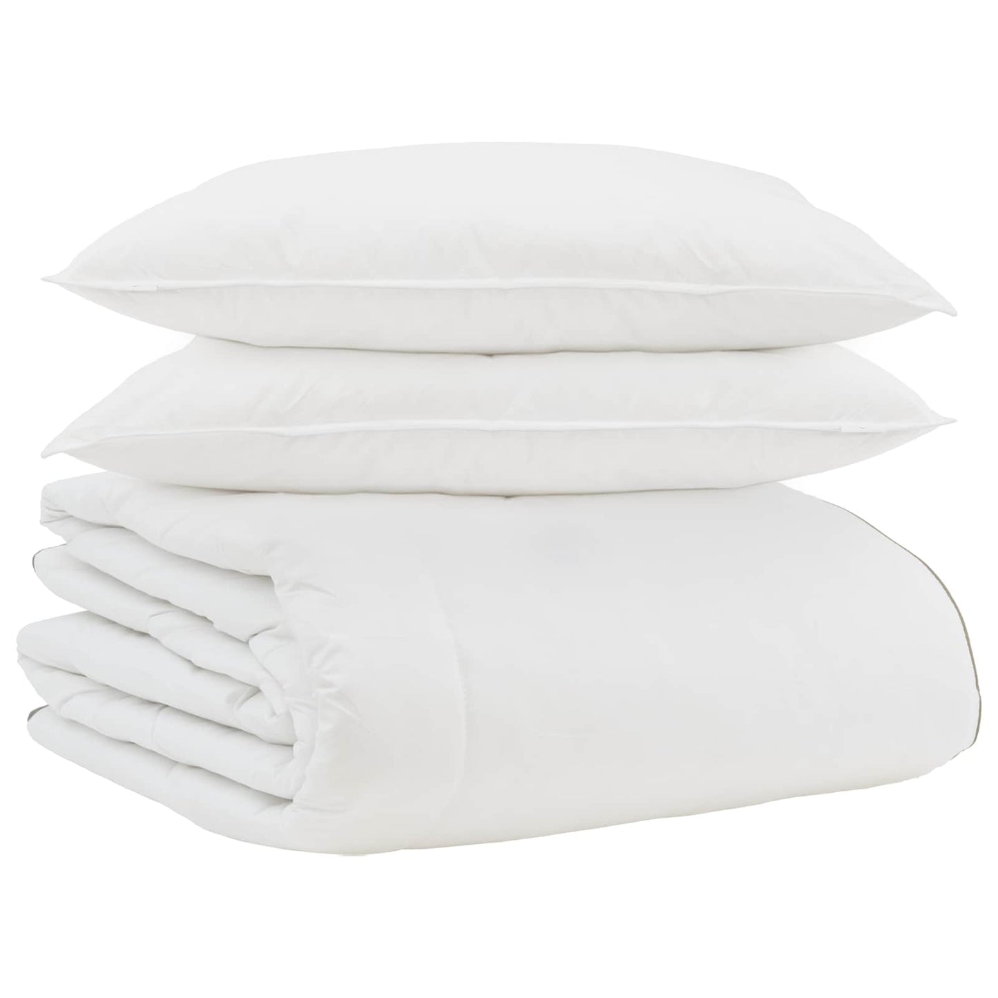 Žiemos antklodė su pagalve 3 pcs Balta Plunksna
