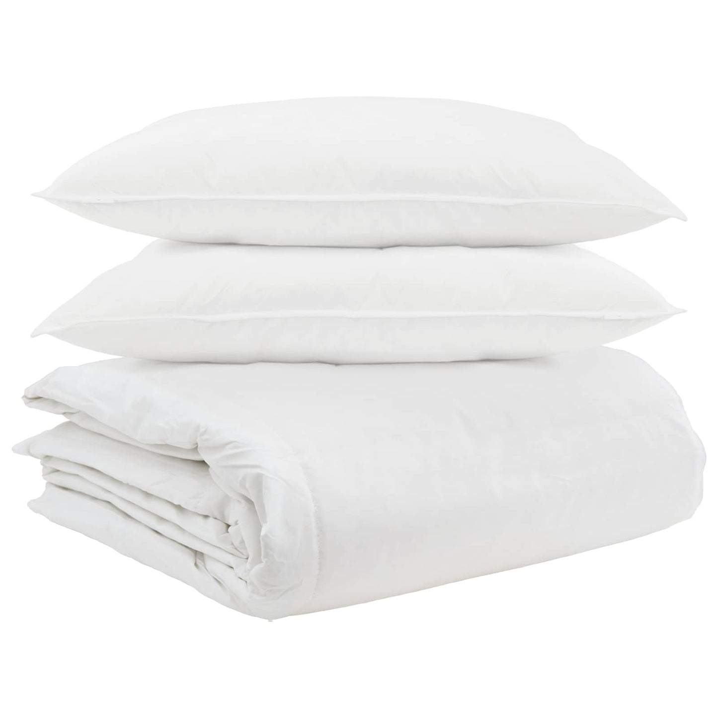 Antklodžių rinkinys su pagalve 3 pcs Balta Plunksna
