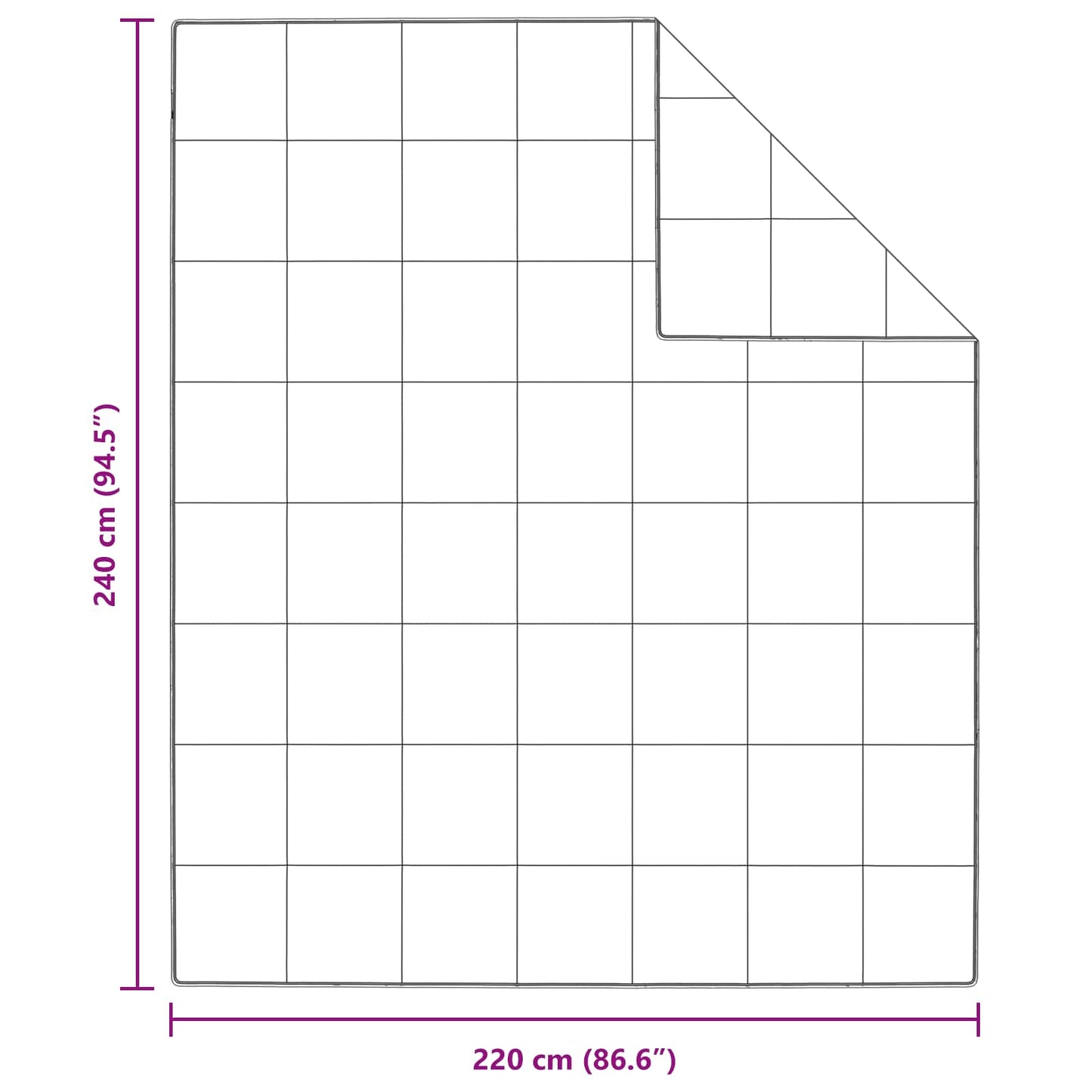 Antklodžių rinkinys su pagalve 3 pcs Balta Plunksna