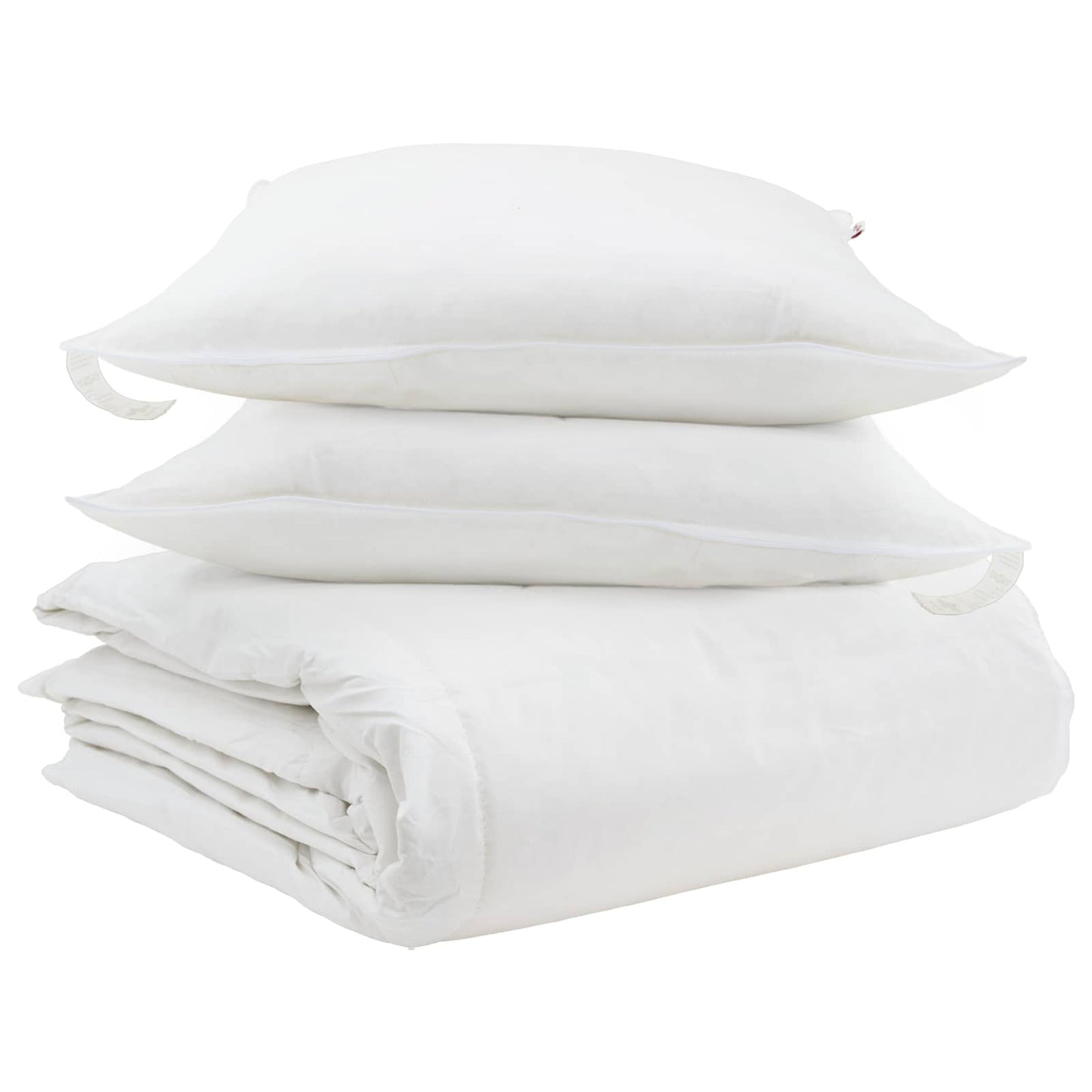 Antklodžių rinkinys su pagalve 3 pcs Balta Plunksna