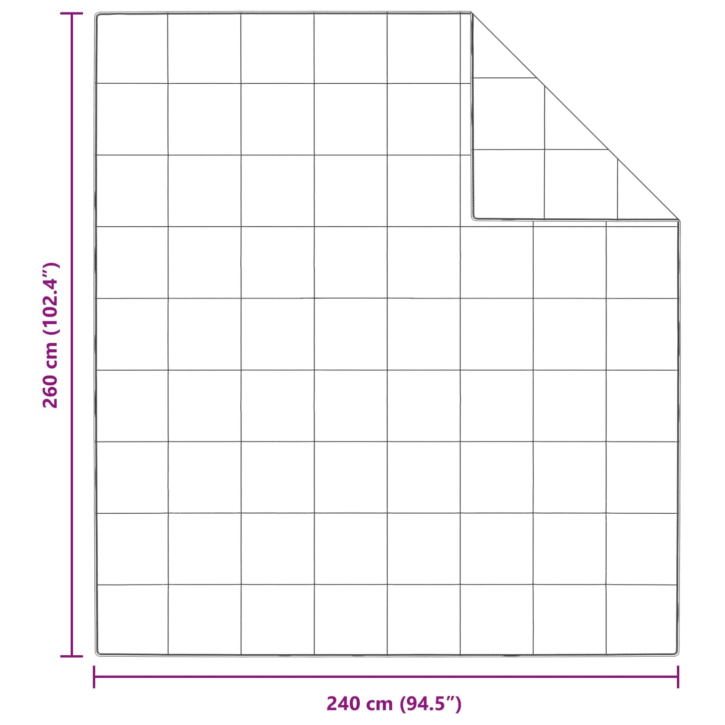 Antklodžių rinkinys su pagalve 3 pcs Balta Plunksna