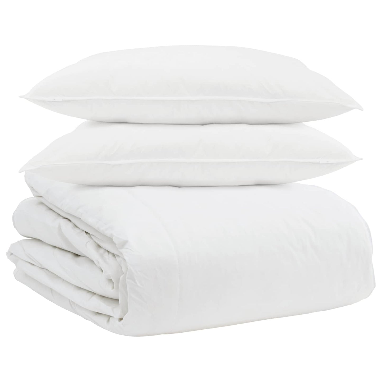 Antklodžių rinkinys su pagalve 3 pcs Balta Plunksna