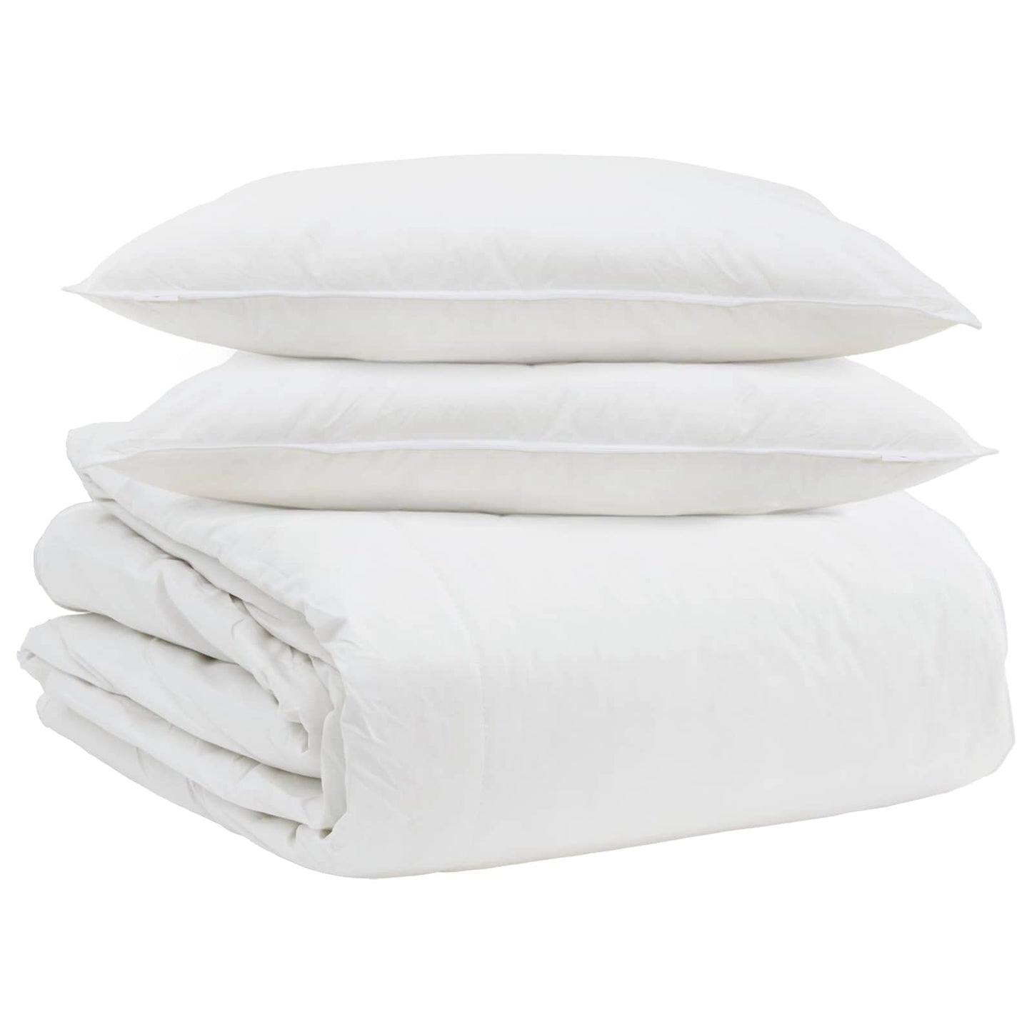 Antklodžių rinkinys su pagalve 3 pcs Balta Plunksna