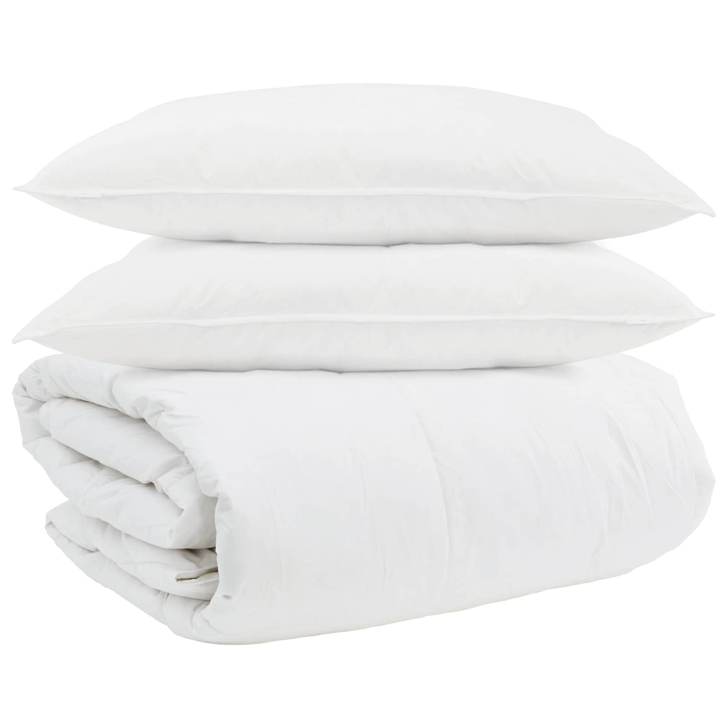 Antklodžių rinkinys su pagalve 3 pcs Balta Plunksna