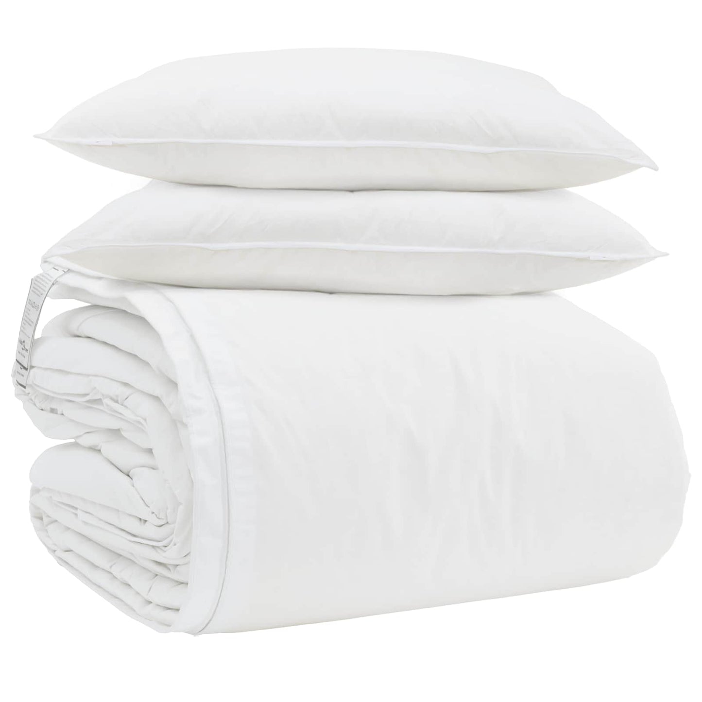 Antklodžių rinkinys su pagalve 3 pcs Balta Plunksna