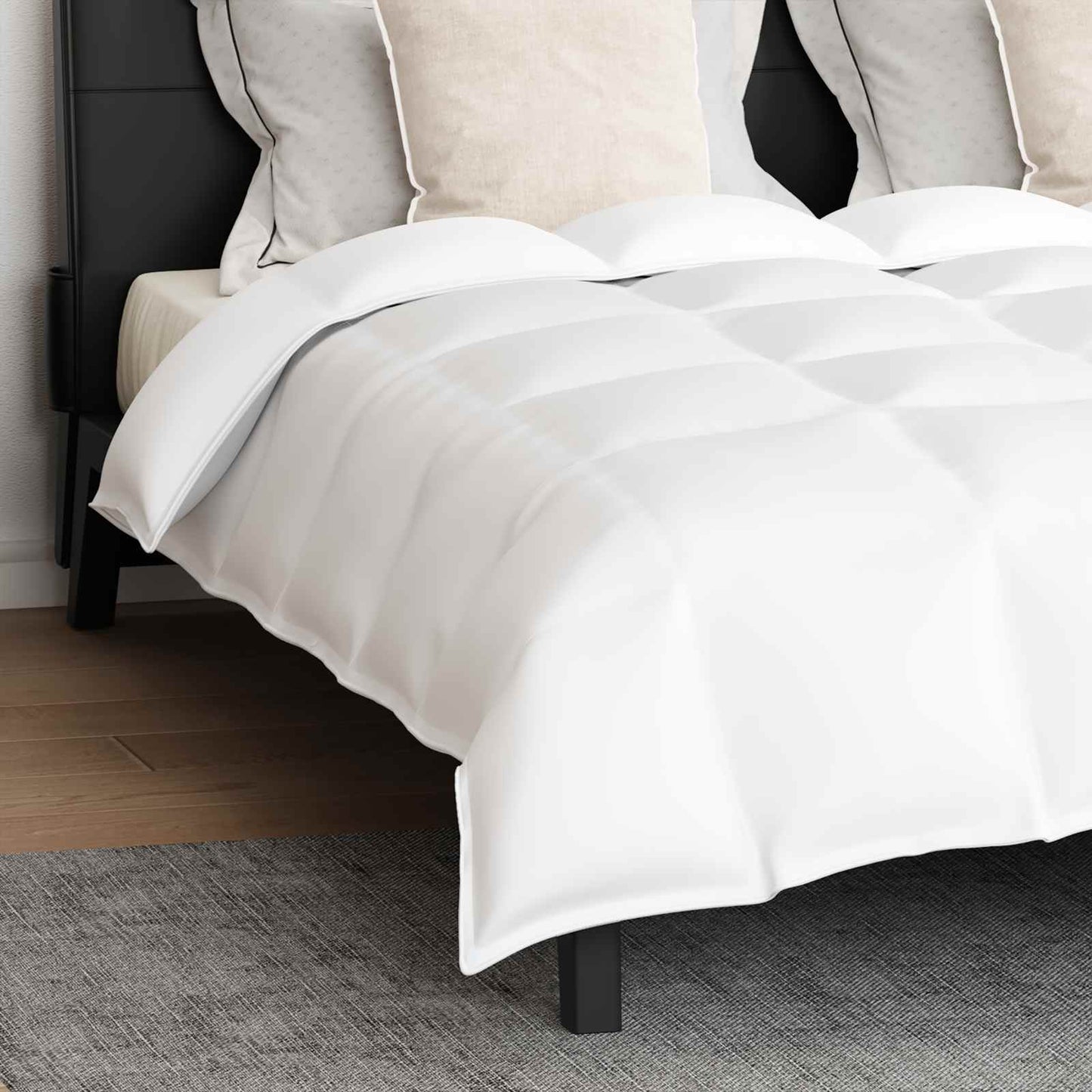 Antklodžių rinkinys su pagalve 3 pcs Balta Plunksna