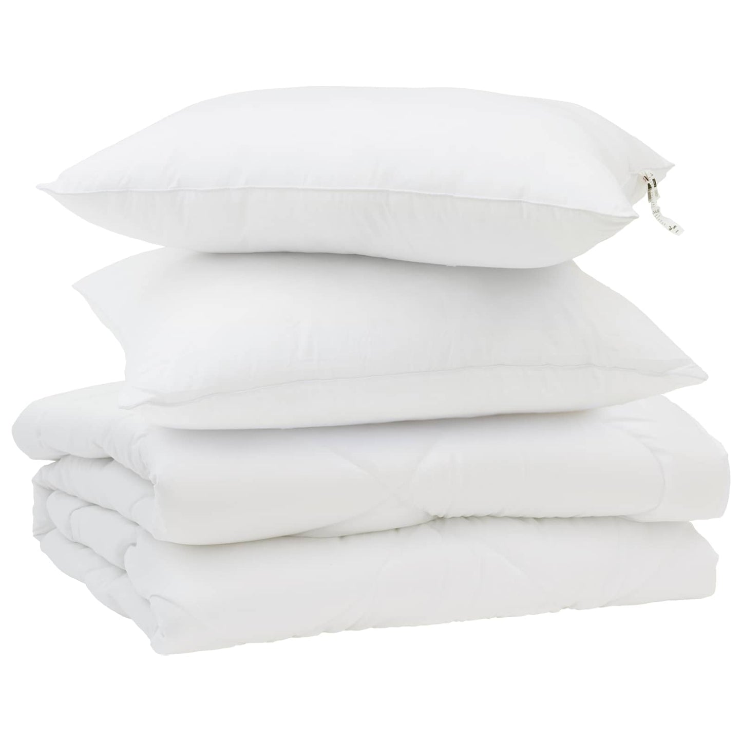 Vasaros antklodė su pagalve 3 pcs Balta Mikropluoštas