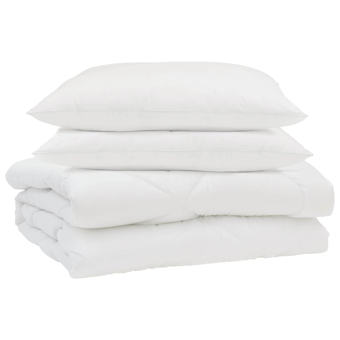 Vasaros antklodė su pagalve 3 pcs Balta Mikropluoštas