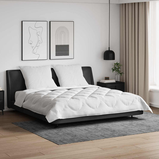 Antklodė su pagalve 3 pcs Balta Mikropluoštas