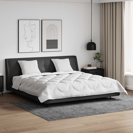 Antklodė su pagalve 3 pcs Balta Mikropluoštas