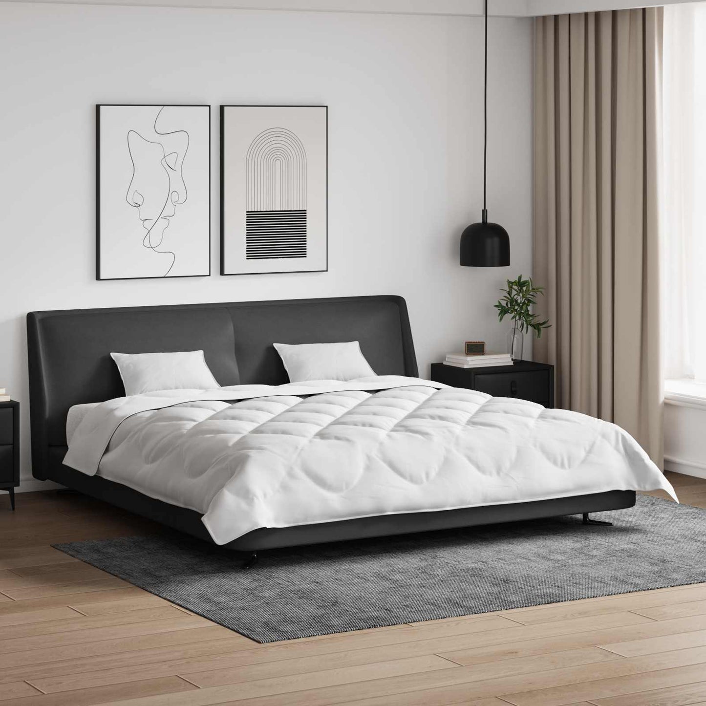 Visų sezonų šiltas vizitinės 3 pcs Balta Mikropluoštas