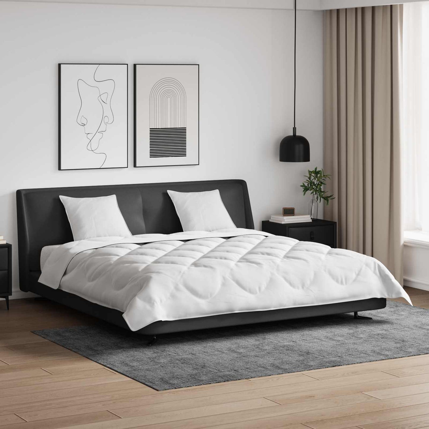 Visų sezonų šiltas vizitinės 3 pcs Balta Mikropluoštas