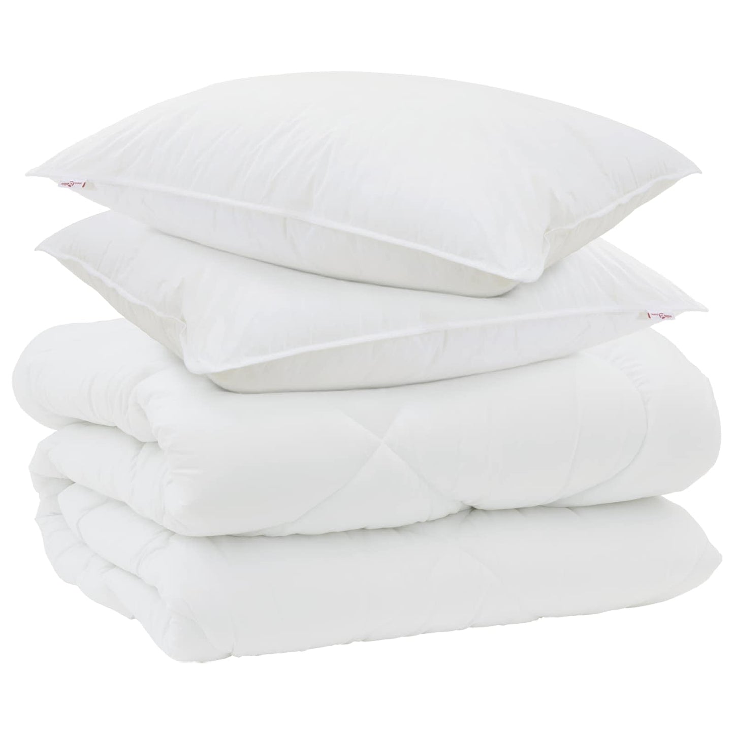 Žiemos antklodė su pagalve 3 pcs Balta Mikropluoštas