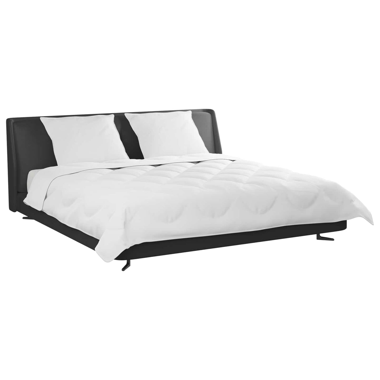 Antklodė su pagalvėmis su pagalve 3 pcs Balta Mikropluoštas