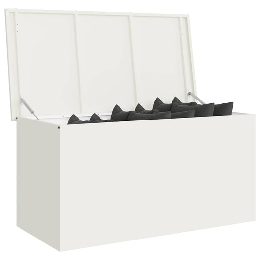 Lauko saugojimo dėžė Balta 100 x 50,5 x 50 cm Plienas