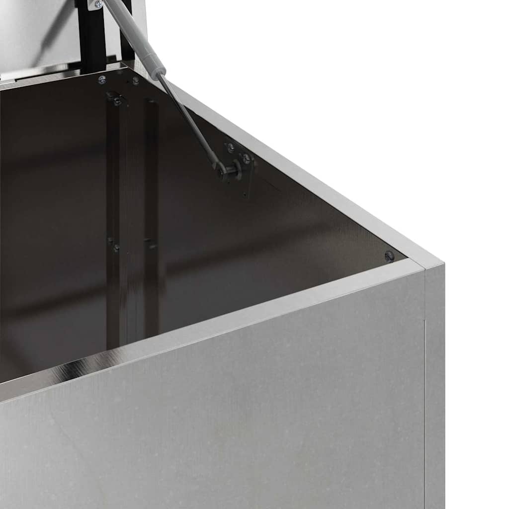 Lauko saugojimo dėžė Sidabro 100 x 50,5 x 50 cm Plienas