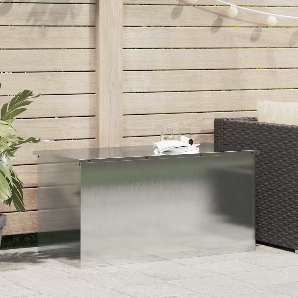 Lauko saugojimo dėžė Sidabro 100 x 50,5 x 50 cm Plienas