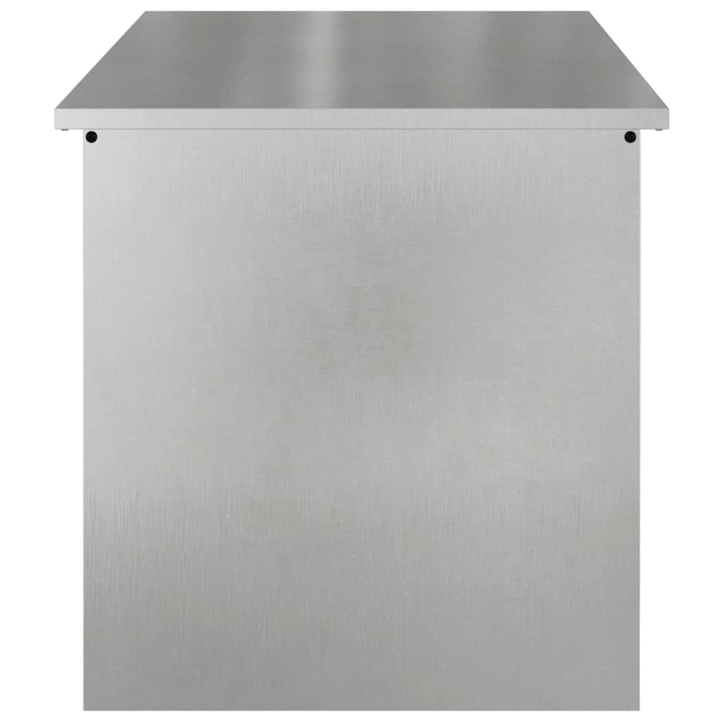 Lauko saugojimo dėžė Sidabro 100 x 50,5 x 50 cm Plienas