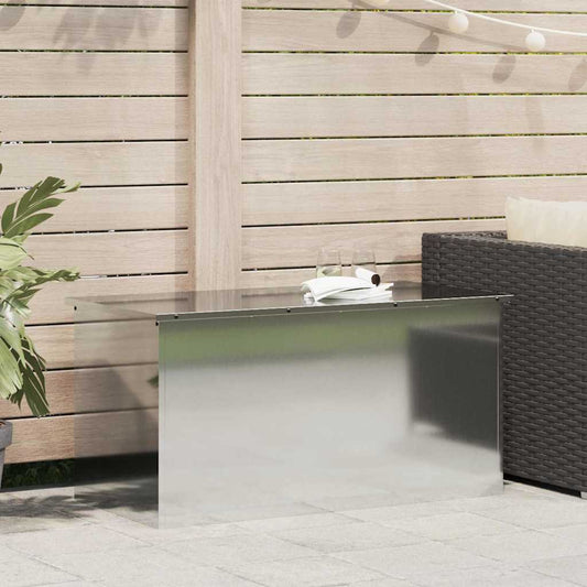 Lauko saugojimo dėžė Sidabro 100 x 50,5 x 50 cm Plienas