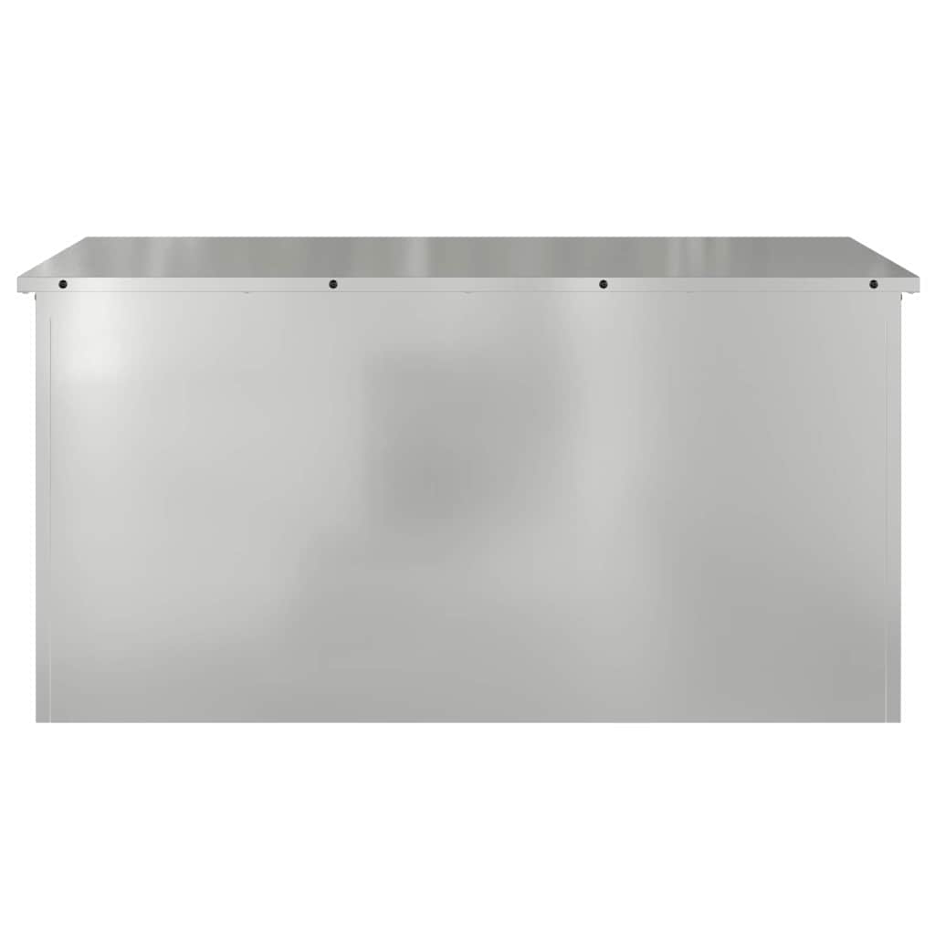 Lauko saugojimo dėžė Sidabro 100 x 50,5 x 50 cm Plienas