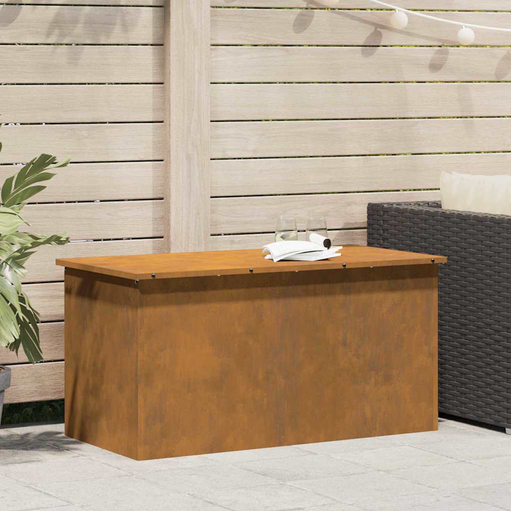 Lauko saugojimo dėžė Rūdijanti 100 x 50,5 x 50 cm Plienas