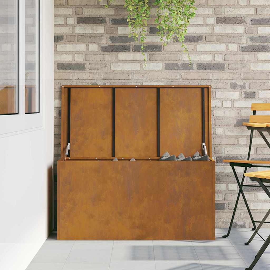 Lauko saugojimo dėžė Rūdijanti 100 x 50,5 x 50 cm Plienas