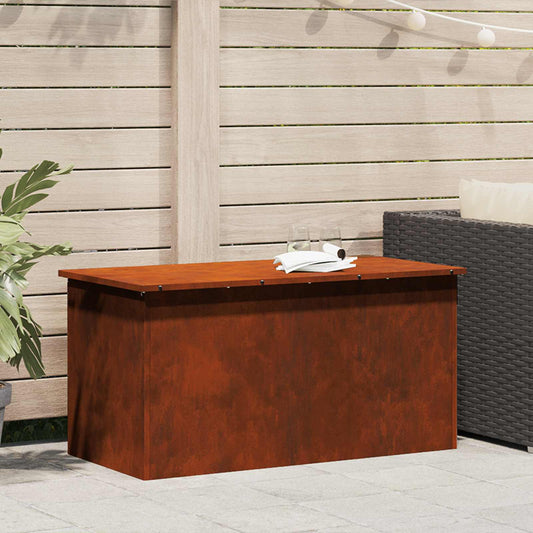 Lauko saugojimo dėžė Rūdijanti 100 x 50,5 x 50 cm Plienas