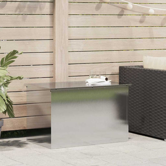 Lauko saugojimo dėžė Sidabro 80 x 50,5 x 50 cm Plienas