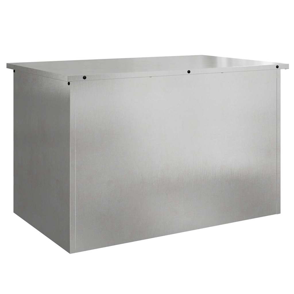 Lauko saugojimo dėžė Sidabro 80 x 50,5 x 50 cm Plienas