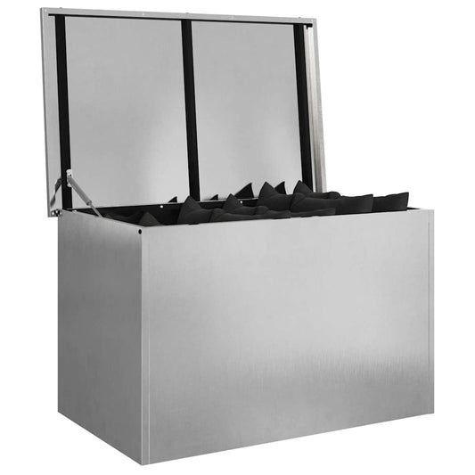 Lauko saugojimo dėžė Sidabro 80 x 50,5 x 50 cm Plienas