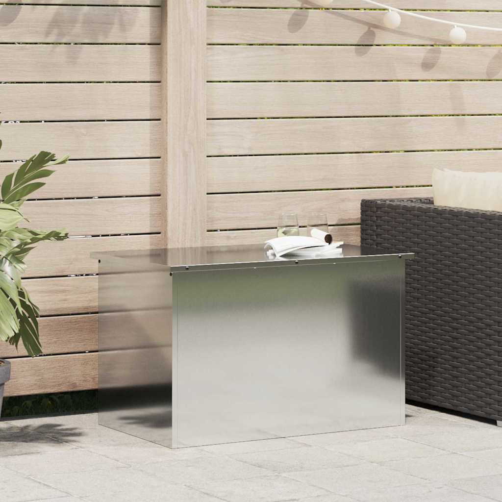 Lauko saugojimo dėžė Sidabro 80 x 50,5 x 50 cm Plienas