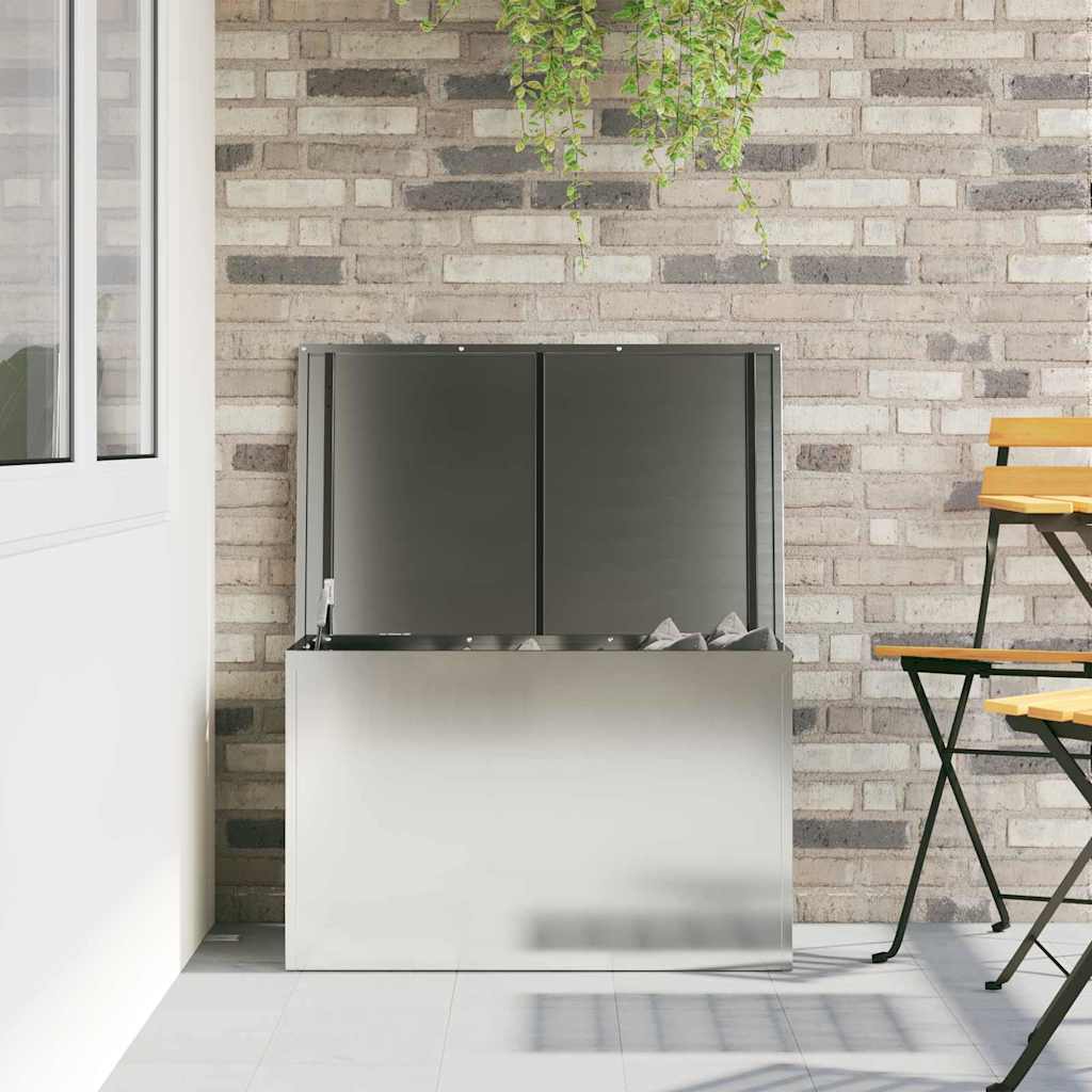 Lauko saugojimo dėžė Sidabro 80 x 50,5 x 50 cm Plienas