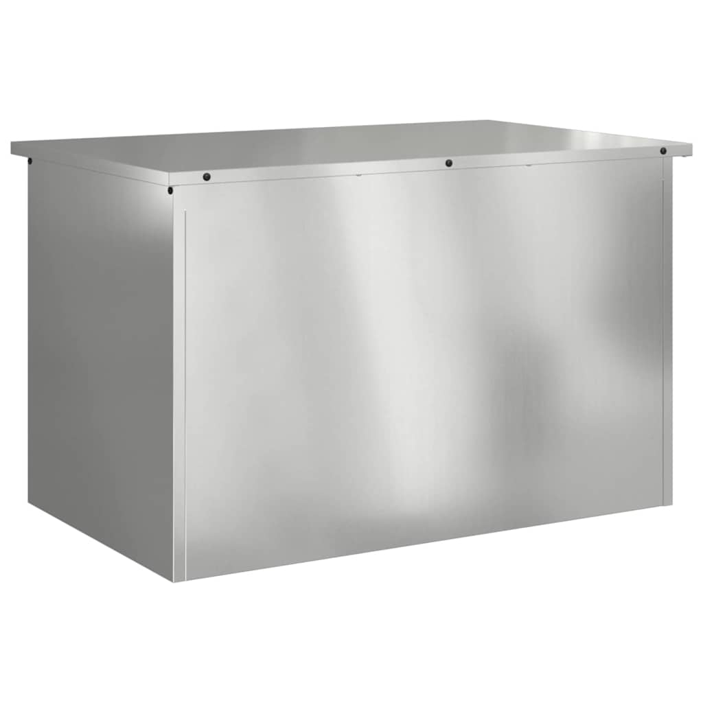 Lauko saugojimo dėžė Sidabro 80 x 50,5 x 50 cm Plienas