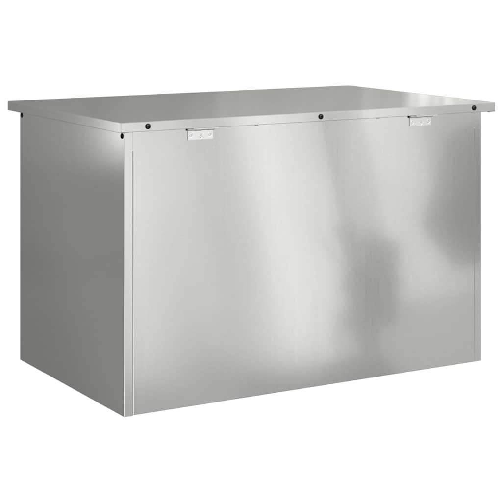 Lauko saugojimo dėžė Sidabro 80 x 50,5 x 50 cm Plienas