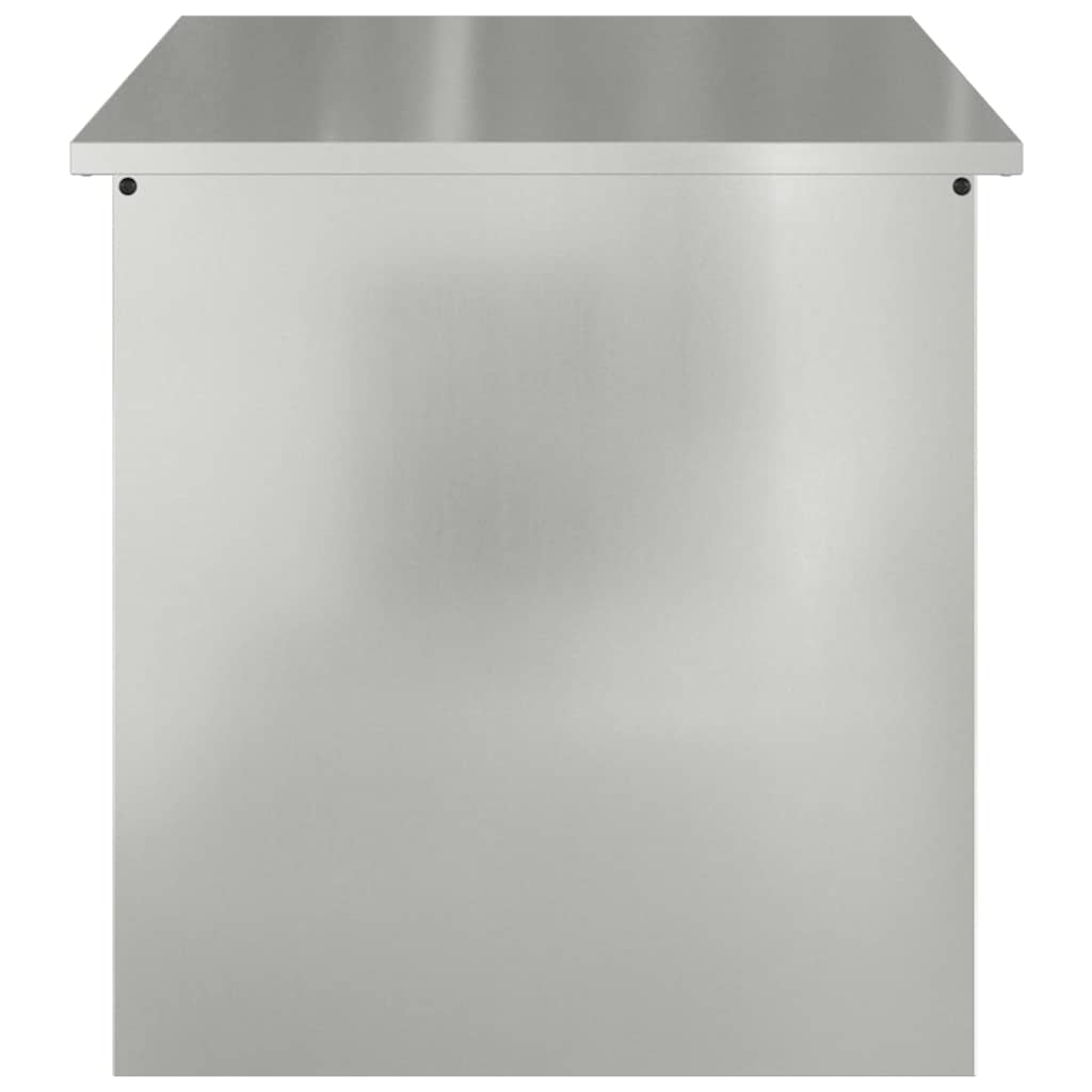 Lauko saugojimo dėžė Sidabro 80 x 50,5 x 50 cm Plienas