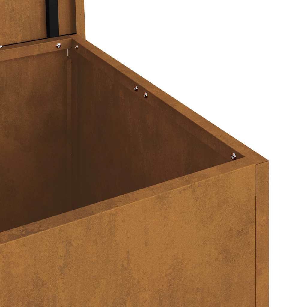 Lauko saugojimo dėžė Rūdijanti 80 x 50,5 x 50 cm Plienas